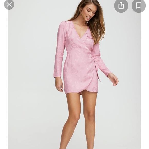 Wilfred Satin Wrap Dress - Picture 1 of 7